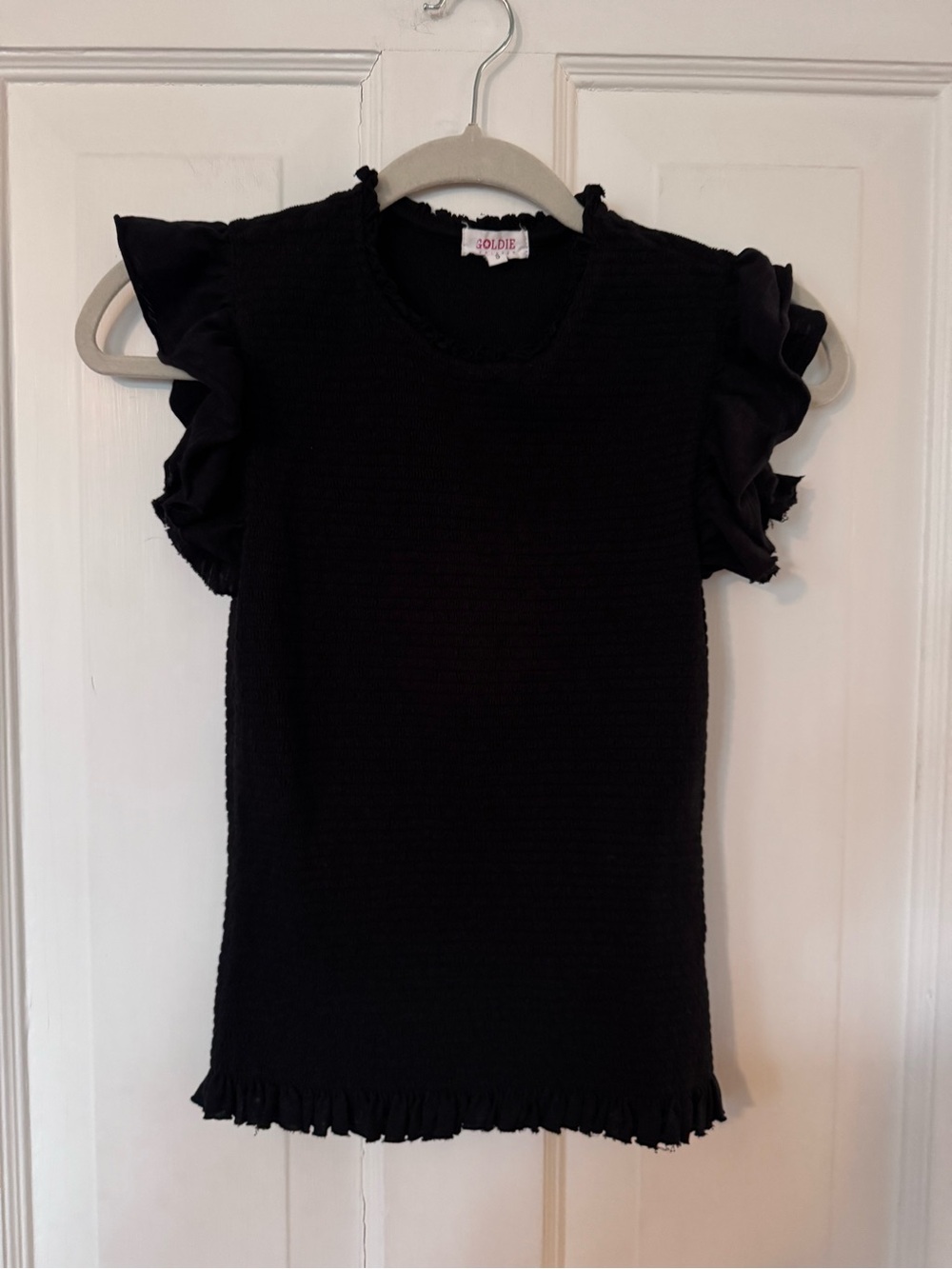 Goldie Lewinte mock neck tee